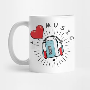 I Love Music Mug